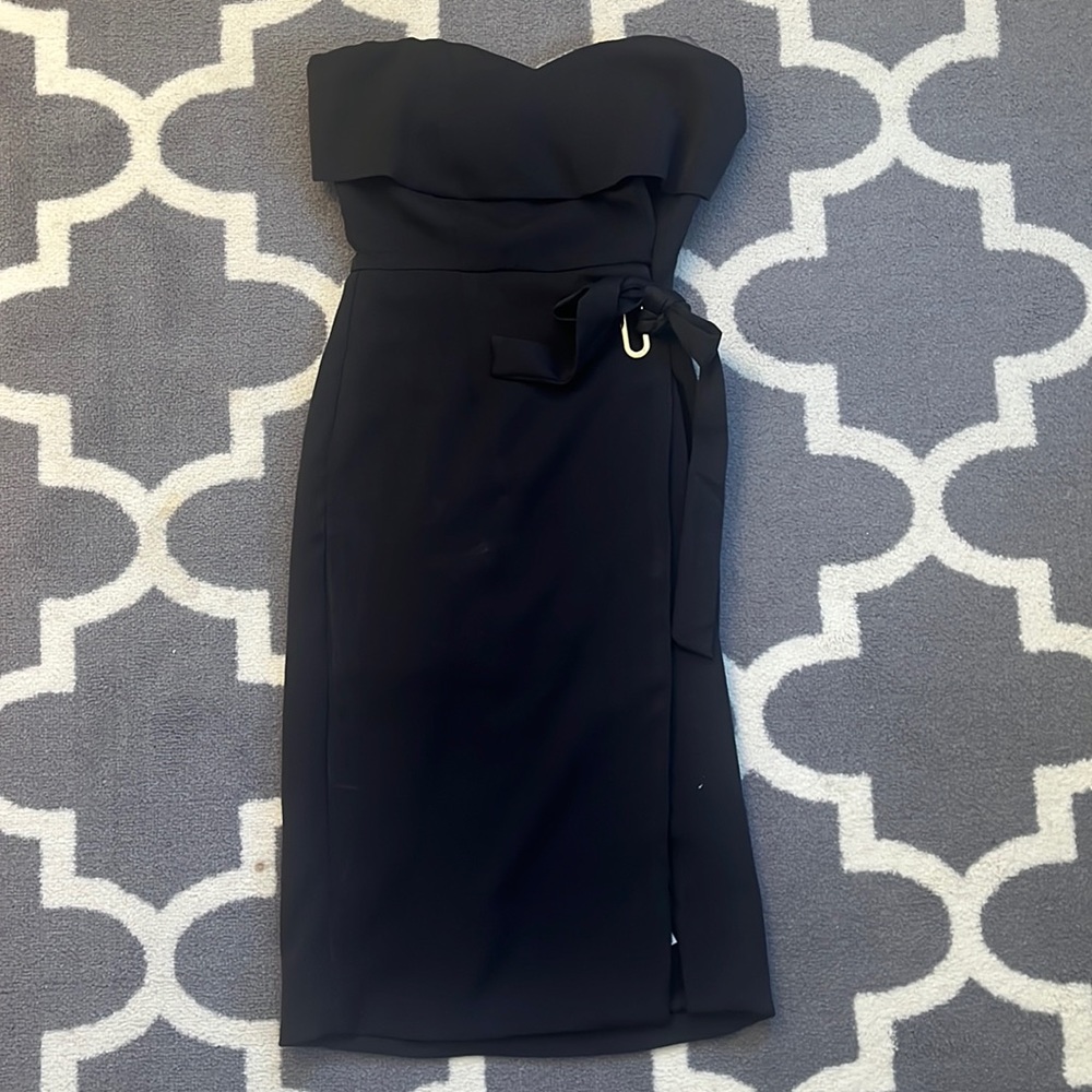 Black Strapless Dress